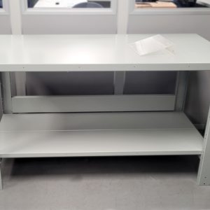 TAB603034-show table acier peint longeron Pedlex Rousseau promotion liquidation