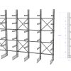 PAF6C1750 cantilever racking porte-à-faux 6 colonnes x5 bras promotion liquidation Pedlex clearance discount