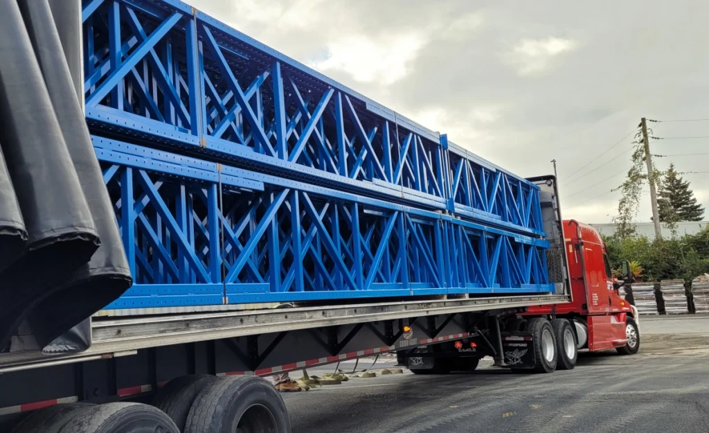 Pedlex augmente l'espace d'entreposage pour la Boulangerie Lanthier palettiers double profondeur racking témoignage client étude de cas