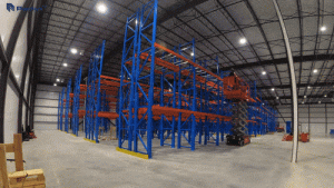 Pedlex augmente l'espace d'entreposage pour la Boulangerie Lanthier palettiers double profondeur racking témoignage client étude de cas