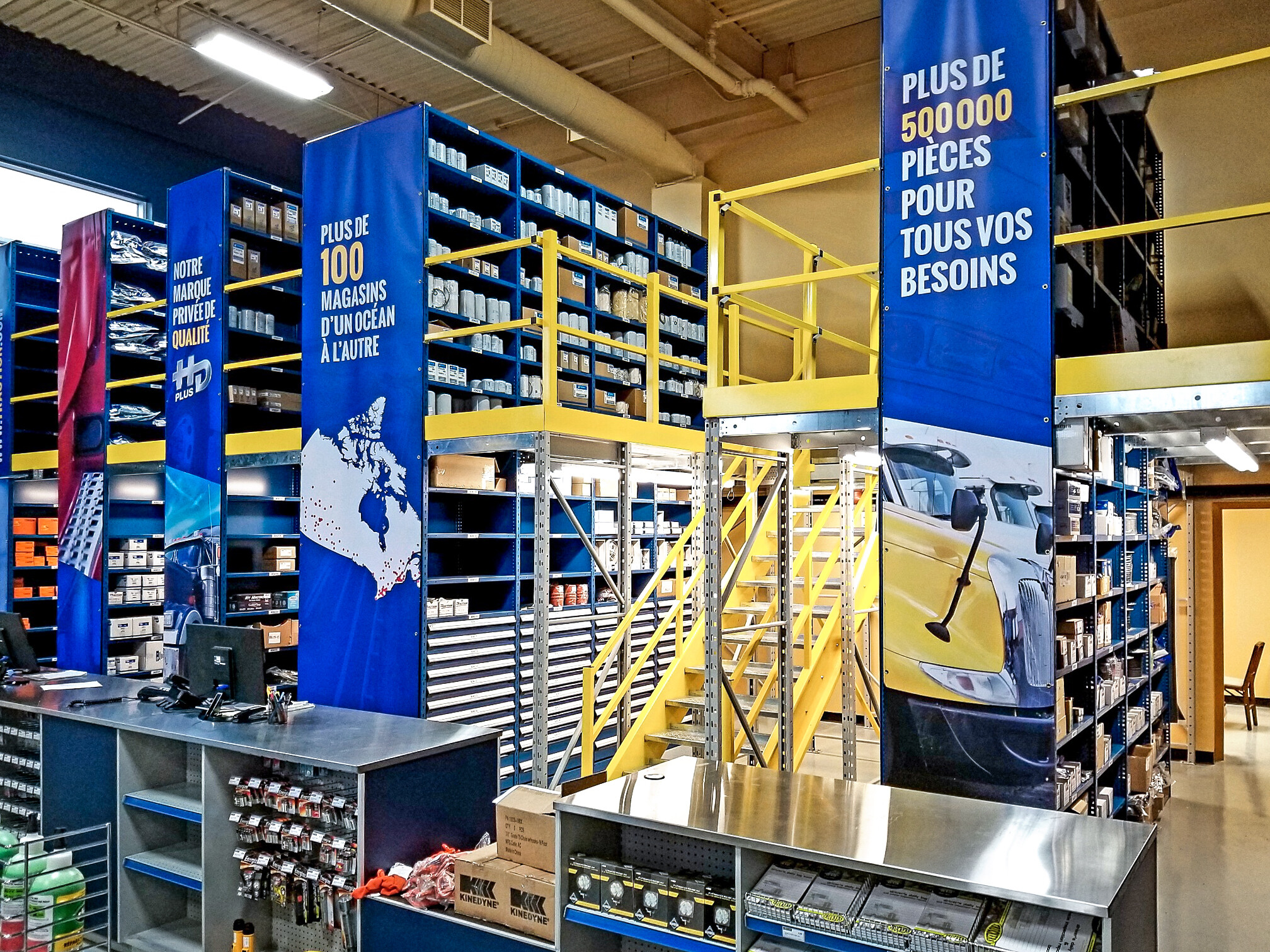 Études de cas mezzanine sur étagères superposées high-rise shelving Pedlex Rousseau