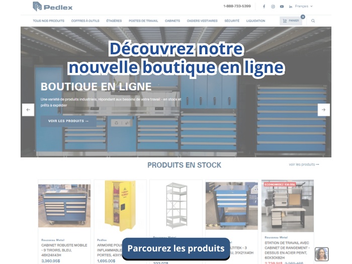 Lancement découvrez la nouvelle boutique en ligne Pedlex