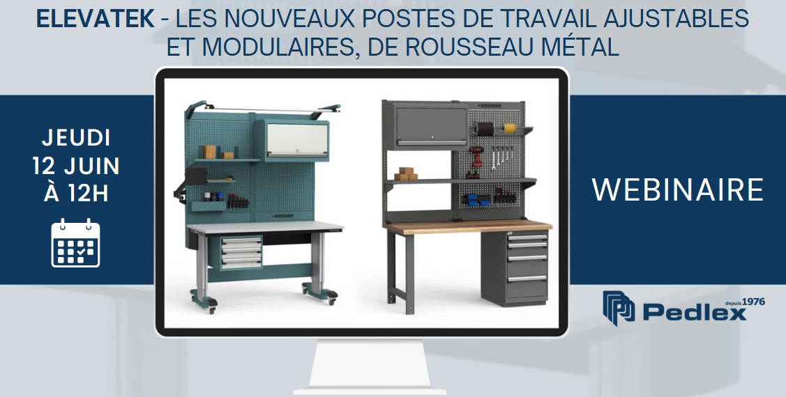 webinaire Pedlex elevatek postes de travail robustes modulaires ergonomiques stations travail Rousseau métal 12-06-2025 - Pedlex webinaire Pedlex elevatek postes de travail robustes modulaires ergonomiques stations travail Rousseau métal 12-06-2025 webinar