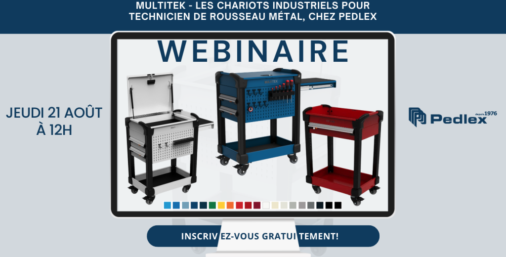 Webinaire Pedlex - les chariots industriels pour technicien MultiTek 21-8-2025 MultiTek