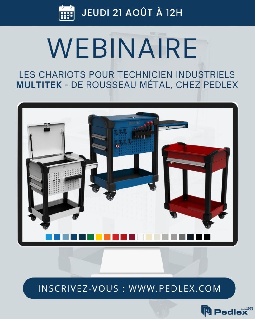 Webinaire Pedlex - les chariots industriels pour technicien MultiTek 21-8-2025