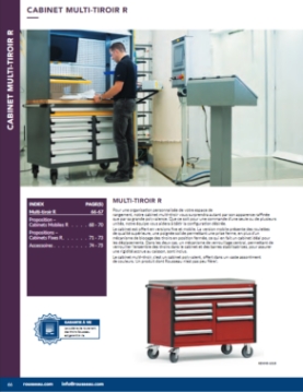 Cabinet robuste R multi-tiroir