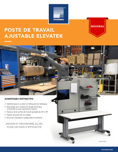 Postes de travail ajustables Elevatek