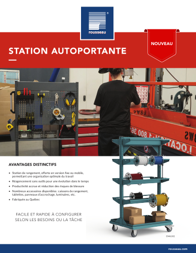 Station de travail autoportante