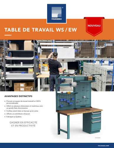 Table de travail WS/EW