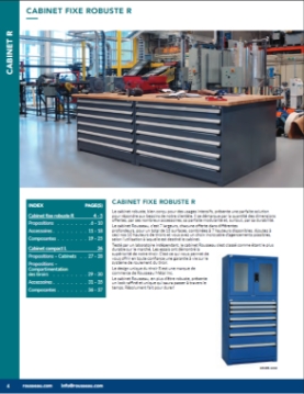 Cabinet robuste R fixe