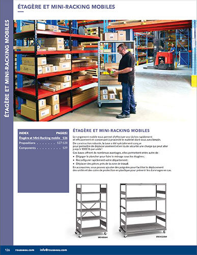 Étagères et mini-racking mobiles