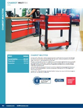 Chariot MultiTek catalogue