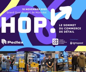 HOP Le sommet du commerce de détail 2025 kiosque Pedlex salon industriel