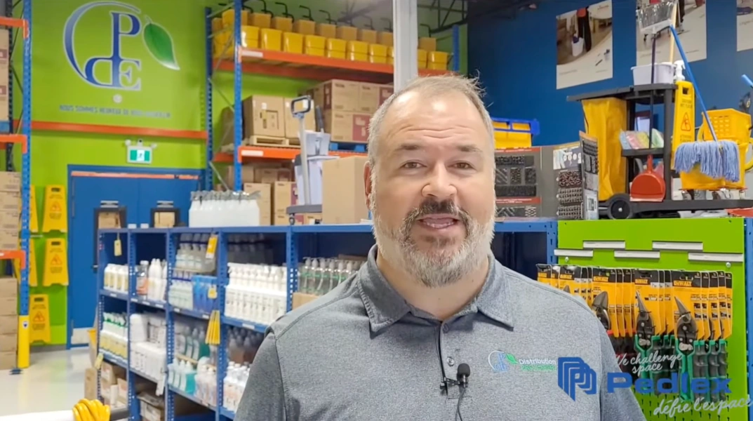 Pedlex optimise lespace commercial pour Disctribution Pro Expert