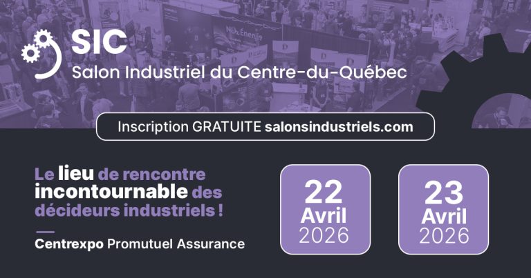 Kiosque 701 Pedlex au Salon Industriel du Centre-du-Québec 22 et 23 avril 2026 Drummondville