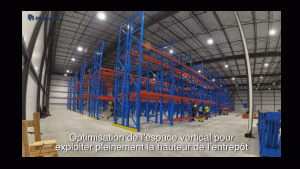 Pedlex augmente l'espace d'entreposage pour notre client industriel palettiers double profondeur racking témoignage client étude de cas