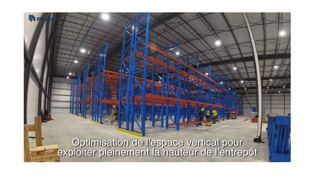 Pedlex augmente l'espace d'entreposage pour notre client industriel palettiers double profondeur racking témoignage client étude de cas