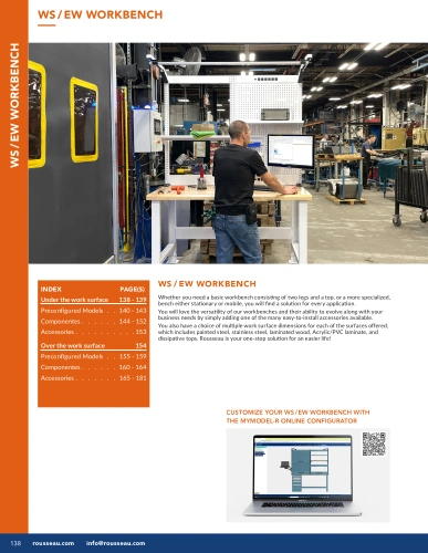 WS-EW Workbench G01-MR26_12_Poste_de_travail_WS-EW Pedlex Rousseau metal brochure catalogue