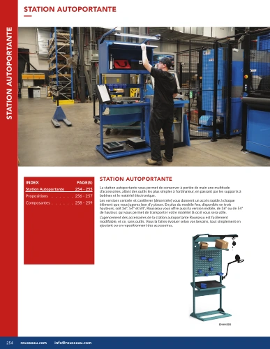 Station Autoportante G01-MR26_18_Station_autoportante Pedlex Rousseau metal brochure catalogue - Pedlex Station Autoportante G01-MR26_18_Station_autoportante Pedlex Rousseau metal brochure catalogue