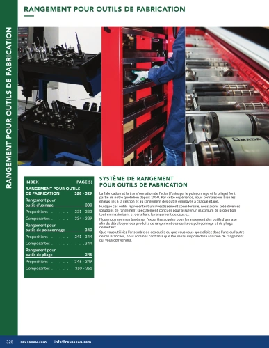 Rangement pour Outils de Fabrication G01-MR26_24_CNC Pedlex Rousseau metal brochure catalogue - Pedlex Rangement pour Outils de Fabrication G01-MR26_24_CNC Pedlex Rousseau metal brochure catalogue