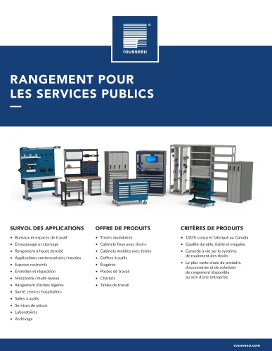 Industrie Rangement pour services publics I06-MA26F Pedlex Rousseau metal brochure industrie - Pedlex Industrie Rangement pour services publics I06-MA26F Pedlex Rousseau metal brochure industrie