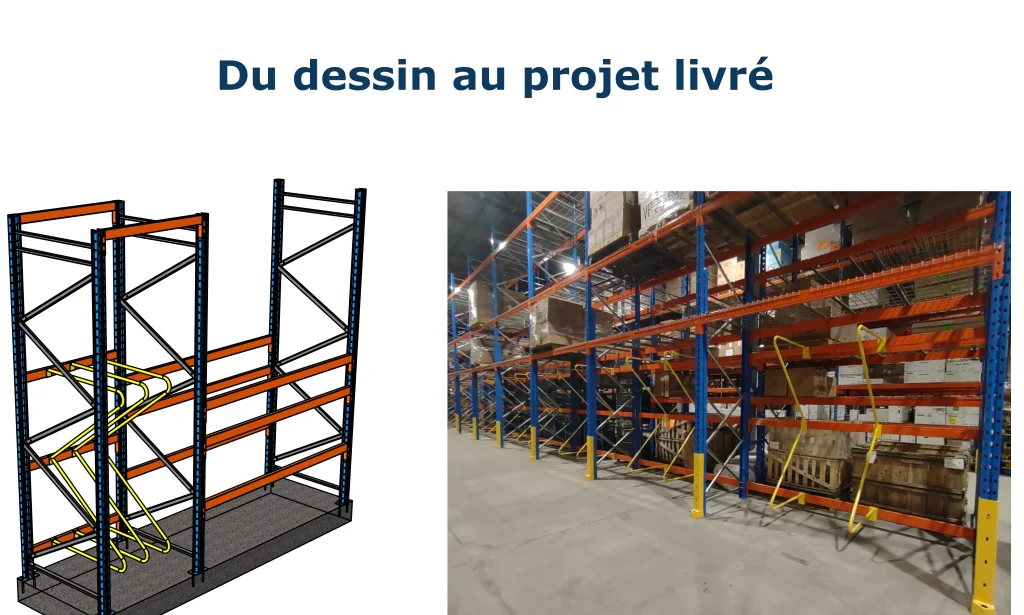 Rangement vertical accessoires pour racking equipement entreposage stockage Pedlex fabrique au Quebec - Pedlex Rangement vertical accessoires pour racking équipement entreposage stockage Pedlex fabriqué au Québec