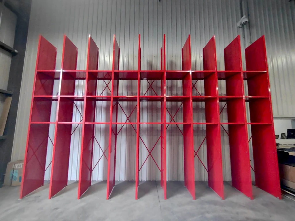 Rangement vertical sous etageres Spider equipement entreposage stockage Pedlex fabrique au Quebec - Pedlex Rangement vertical sous etageres Spider equipement entreposage stockage Pedlex fabrique au Quebec